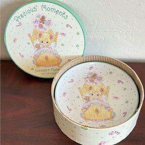 Precious Moments Set of Four Dessert Plates 614003